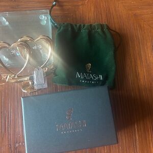 Matashi Crystals Happy Anniversary cake topper